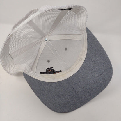 Dry Canyon Snapback Mesh Back Trucker Hat Gray OSFA Embroidered