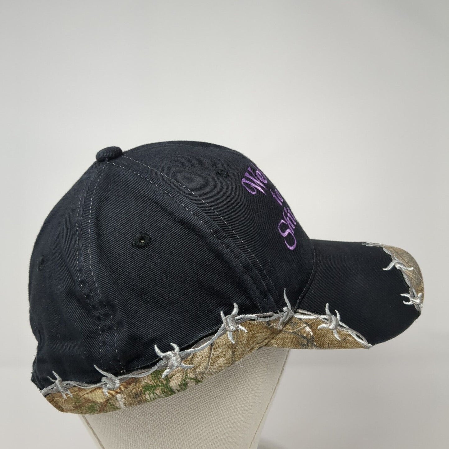 Welcome To The S*** Show Strapback Hat Black OS Adjustable Realtree Outdoor Cap