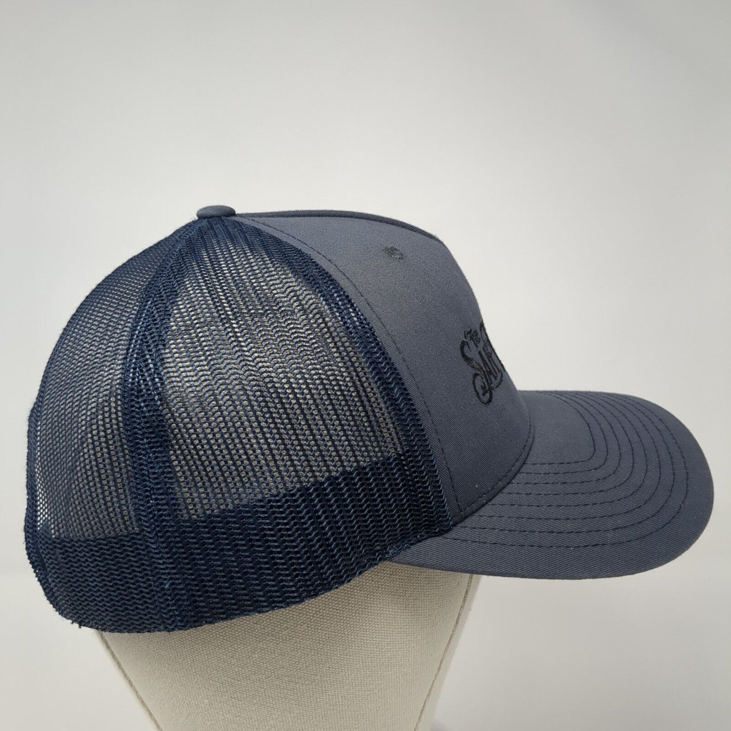 The San Franciscan Roaster Co. Snapback Trucker Hat Blue OS Mesh Back Richardson