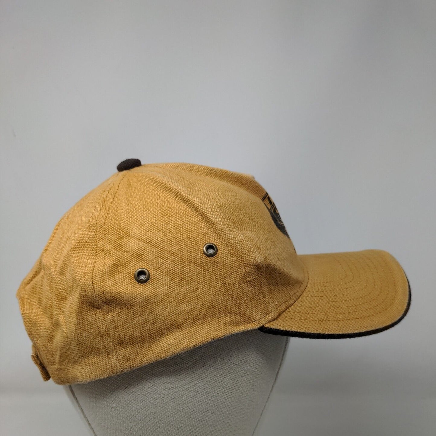 D&D Motors Ford Since 1937 Strapback Hat Tan One Size Vent Holes Cobra