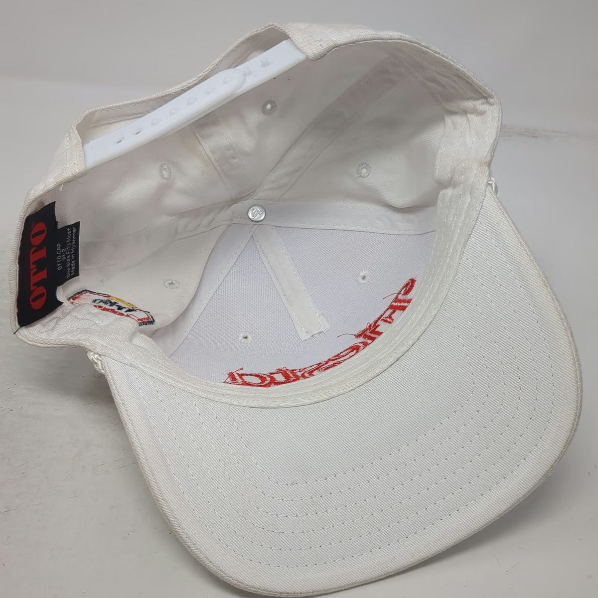 Otto 5 Panel White Hat One Size Vrbo Fiesta Bowl Rope Side Patch Red Snapback