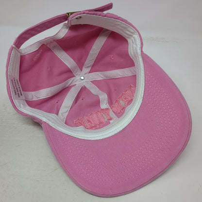 Pink One Size Baseball Cap New York Est 1625 City Cotton Embroidered Hat