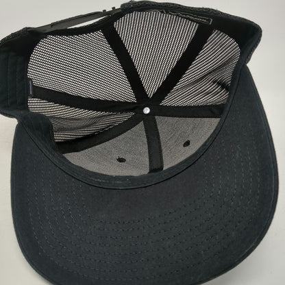 Richardson Trucker Hat Black One Size Pestco Holdings All Cat No Cattle Patch