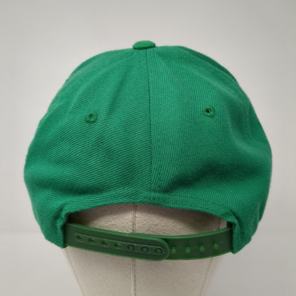Letter B Claw Snapback Hat Green One Size Adjustable Embroidered Decky