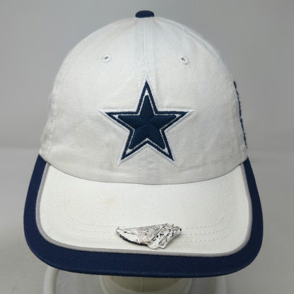 Dallas Cowboys NFL Authentic Baseball Cap White One Size Blue Star Hat Slideback