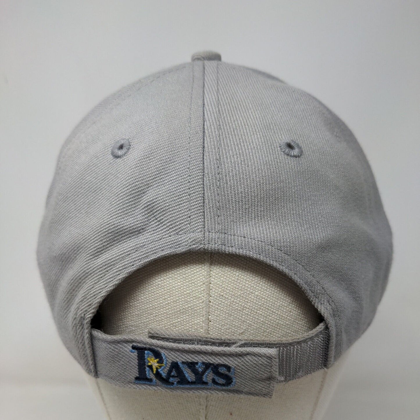 Nike S1ze Legacy 91 Mens Strapback Hat Gray OSFA Embroidered Tampa Bay Rays Logo