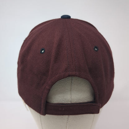 324th ERS Strapback Baseball Cap Red One Size Adjustable Embroidered Kee & Ed