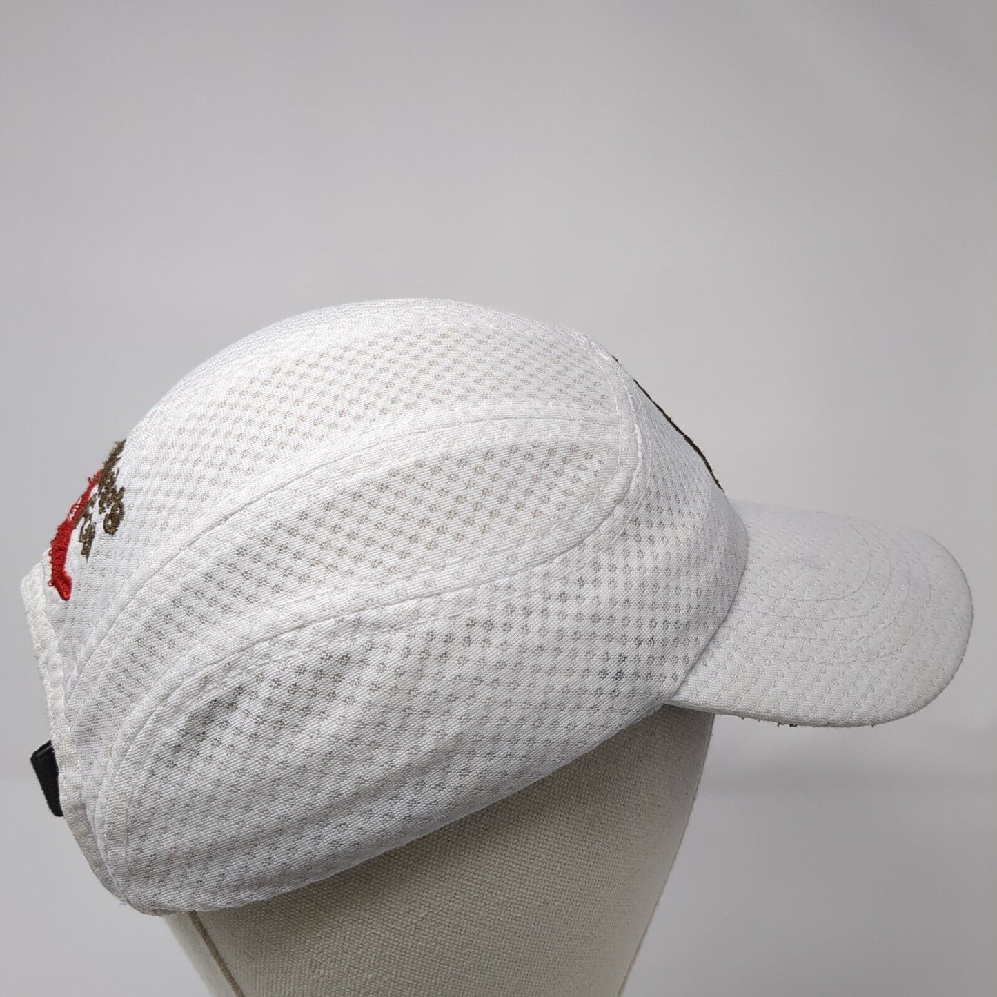 The Athlete's Foot Strapback Hat White One Size Adjustable Bay Six