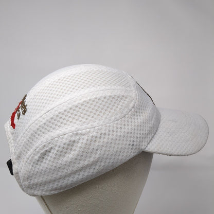 The Athlete's Foot Strapback Hat White One Size Adjustable Bay Six