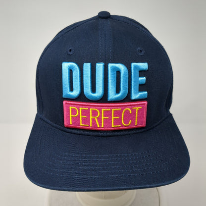 Dude Perfect Snapback Hat Blue One Size Adjustable Panda Monium Tour