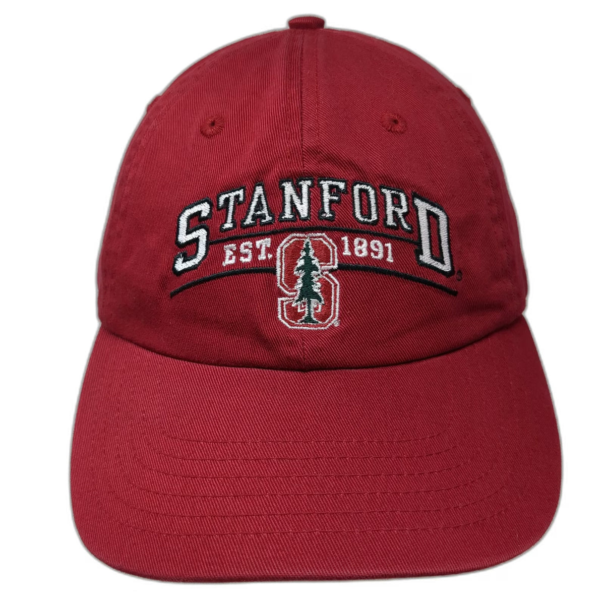 Stanford Cardinal NCAA Red One Size OS Adjustable Strap Embroidered Logo Cap Hat
