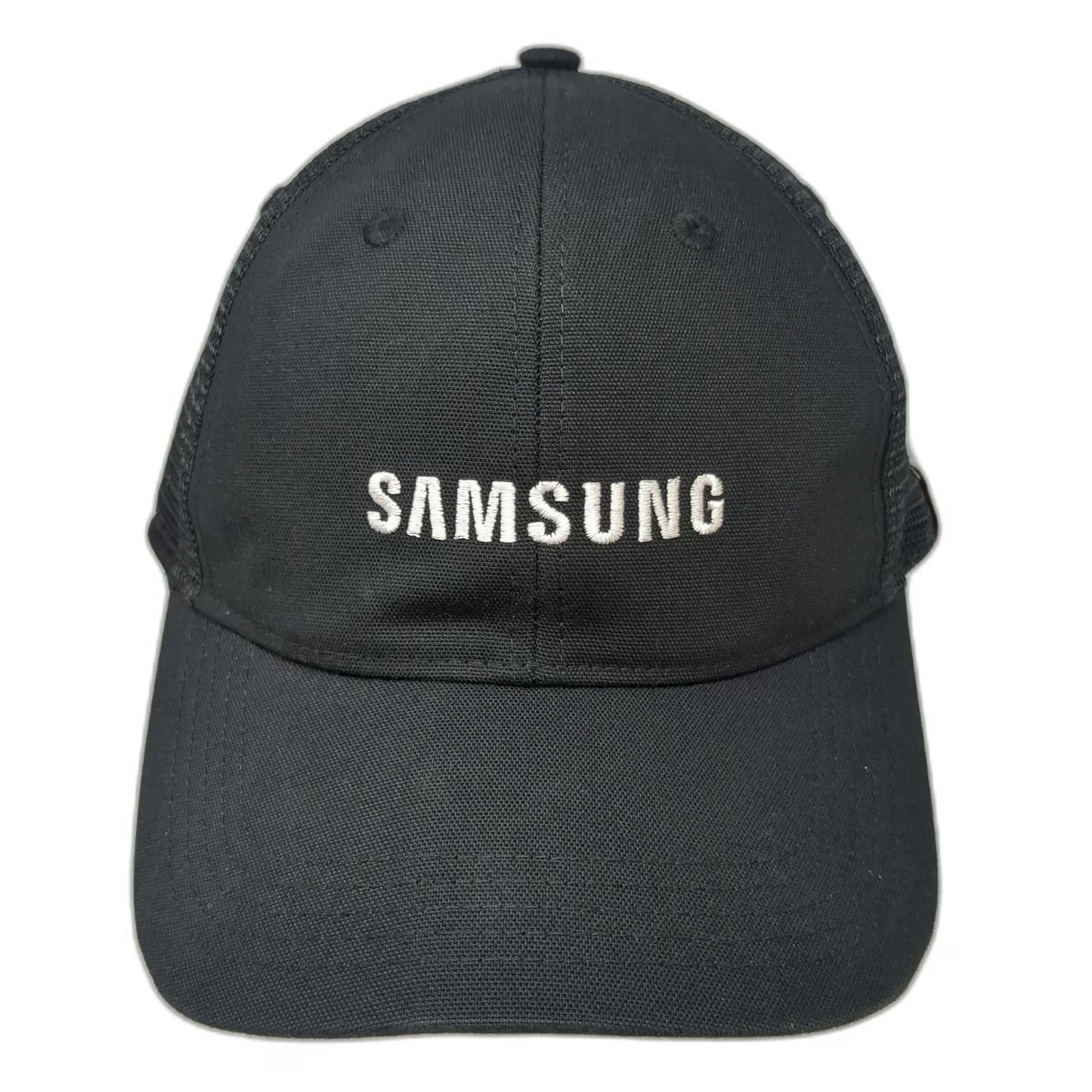 Carhartt Trucker Hat Black One Size Samsung Corporate Logo Mesh Back Snapback