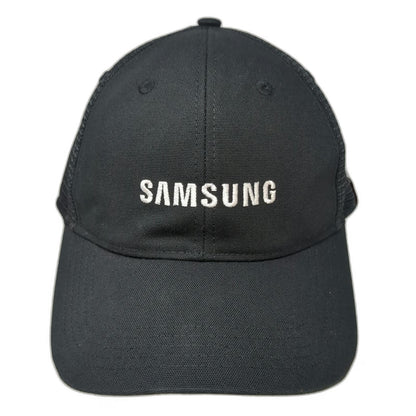 Carhartt Trucker Hat Black One Size Samsung Corporate Logo Mesh Back Snapback