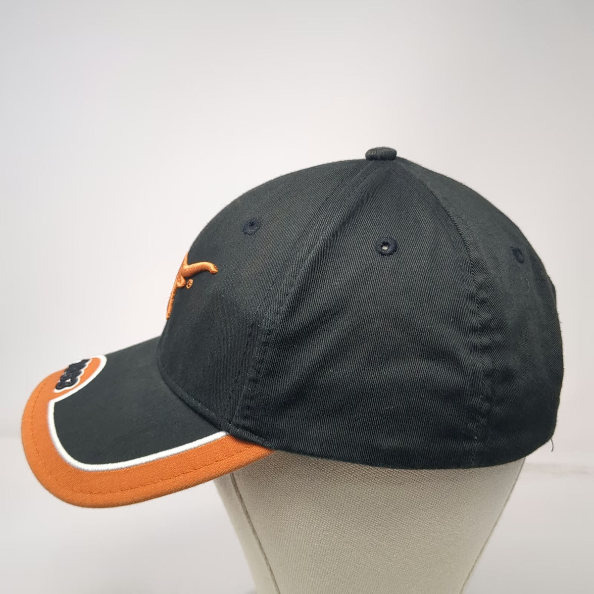 Starter Texas Longhorns NCAA Black One Size 1883 Contrast Brim Strapback Hat