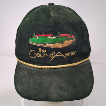 Imperial Headwear 5 Panel Green One Size Golf Hat Rope Coeur d'Alene Strapback