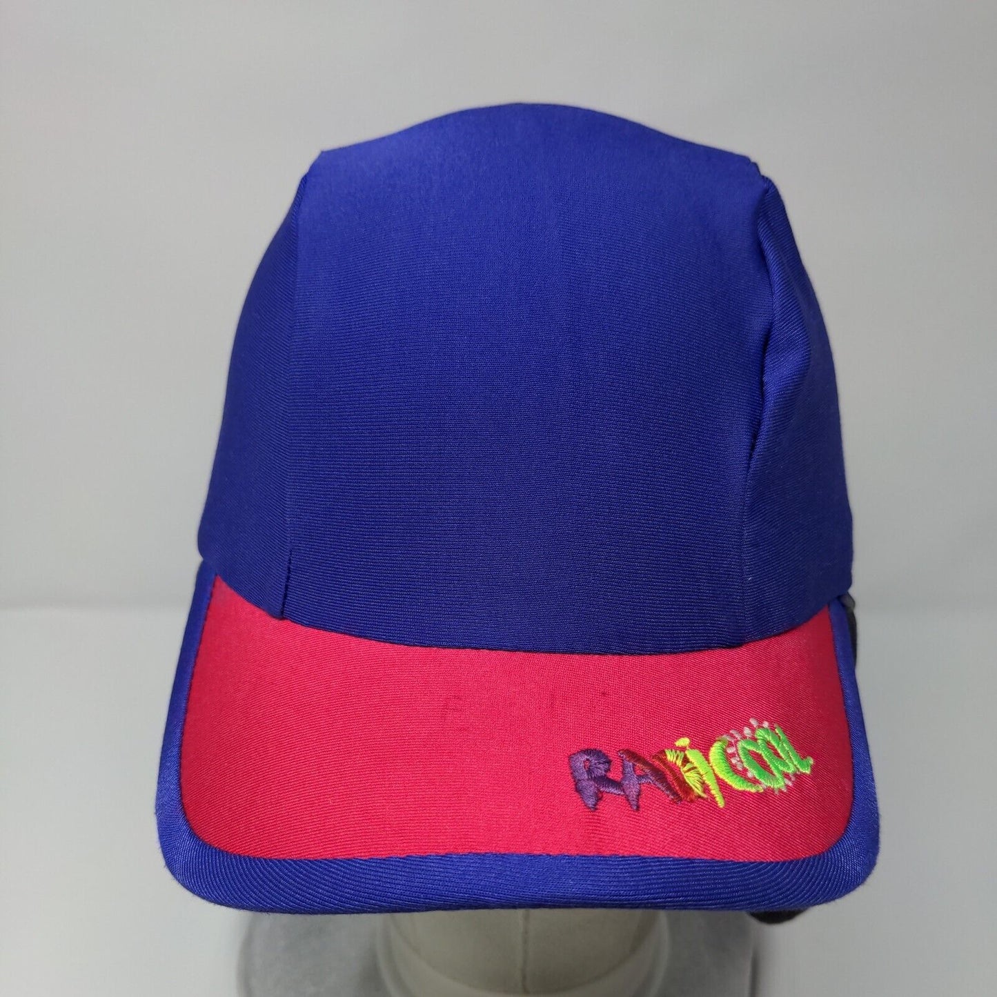Radicool Toggle Back Hat Purple Large Embroidered Ear Neck Flap Outdoor
