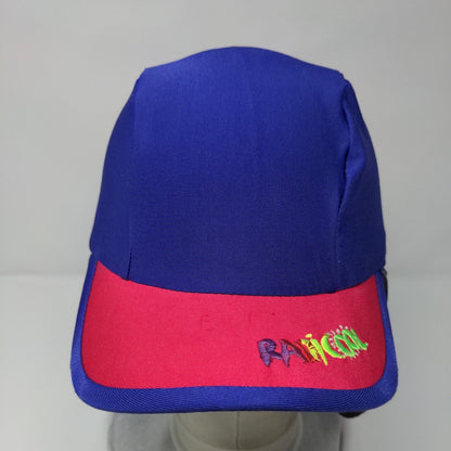 Radicool Toggle Back Hat Purple Large Embroidered Ear Neck Flap Outdoor