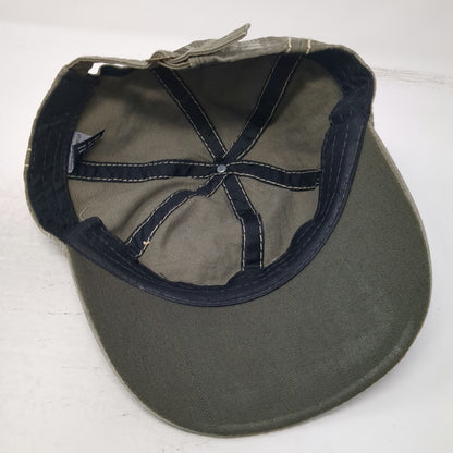 Something Special Baseball Cap Green One Size Contrast Stitch Leather Detail Hat