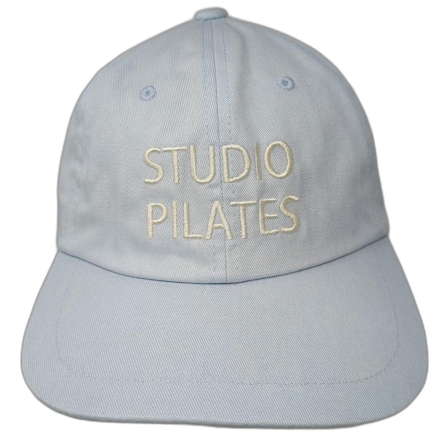 Studio Pilates Baseball Cap Blue One Size Adjustable Cotton Strapback Hat