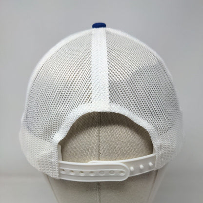 Top Gun Painters Snapback Mesh Back Trucker Hat Blue One Size Colorblock