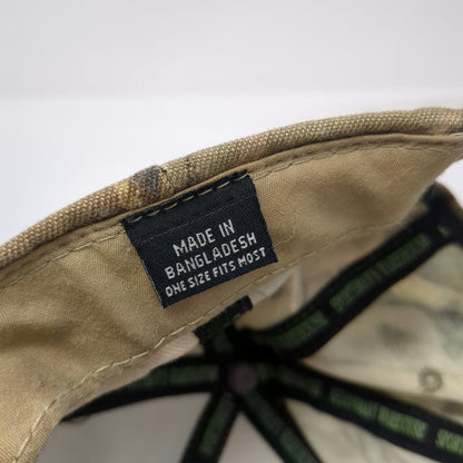 Sportsman's Warehouse Baseball Cap Beige One Size Camo Strapback Hat Outfitter