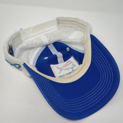 Southern Lure Snapback Trucker Hat Blue One Size Mesh Back Adjustable