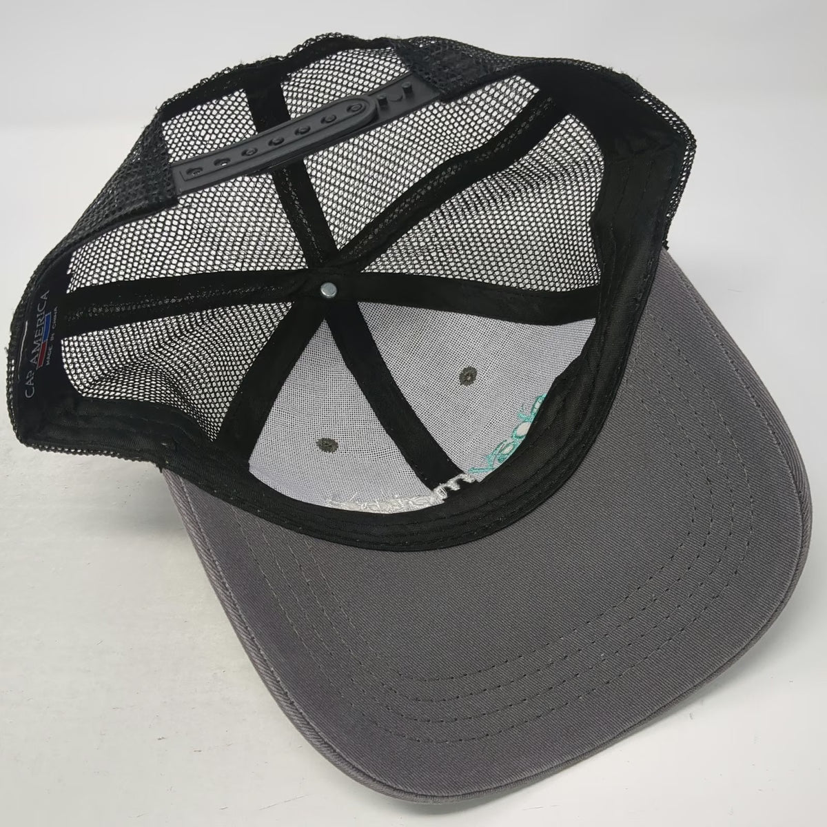 Cap America Trucker Hat Gray One Size eBay Motors Mesh Snapback Automotive Logo
