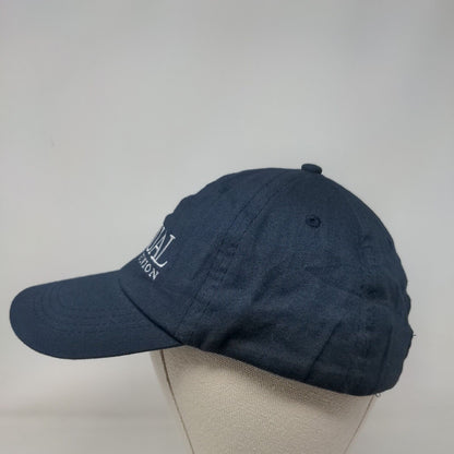 Mutual Credit Union Slideback Hat Blue One Size Adjustable Embroidered 6 Panel