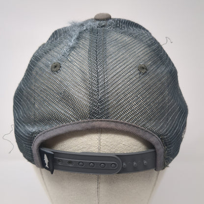 Westslope Cutthroat Patch Snapback Trucker Hat Gray One Size Mesh Back