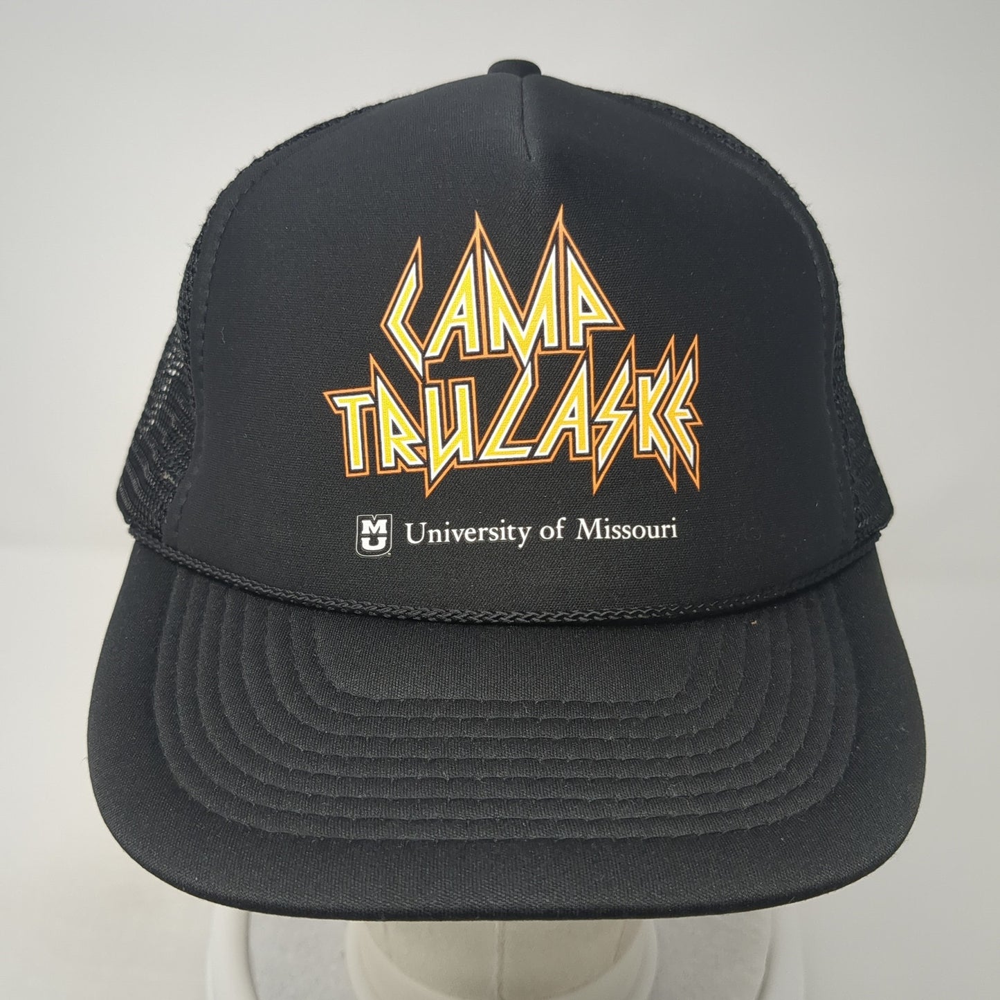 Camp Trulaske University of Missouri Snapback Trucker Hat Black One Size