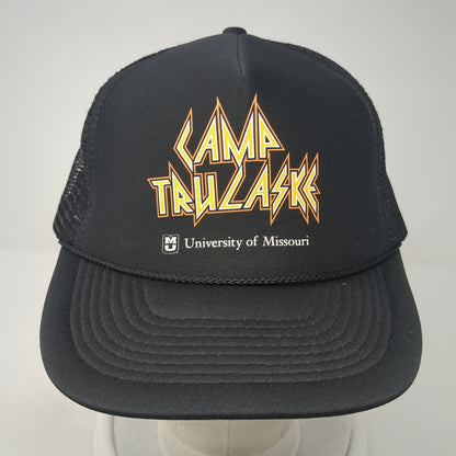 Camp Trulaske University of Missouri Snapback Trucker Hat Black One Size