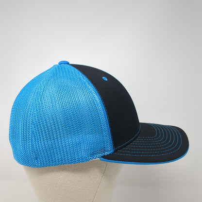 CL Fitted Mesh Back Trucker Hat Multi 7 3/8-8 Colorblock Pacific Headwear