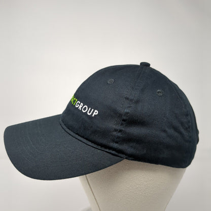 Impact Group Strapback Hat Black One Size Adjustable Embroidered Port Authority
