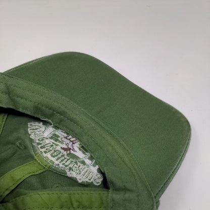 White Mountains Strapback Hat Green One Size Adjustable Embroidered Jhats