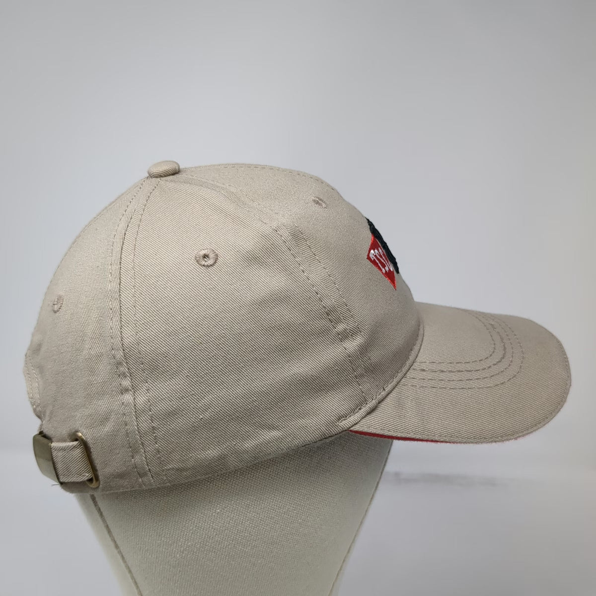 Tractor Supply Co Beige Baseball Cap One Size Since 1938 Strapback Hat Logo