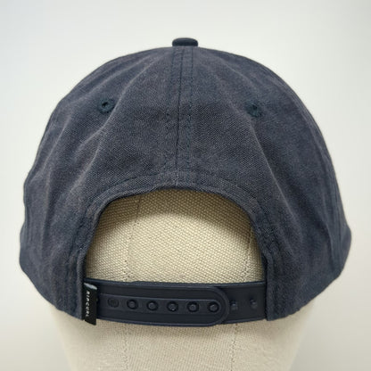 Rip Curl 5 Panel Blue One Size Snapback Beach Wave Palm Tree Embroidery Hat