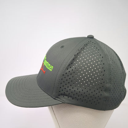 OTTO Trucker Hat Green One Size Perforated Snapback Elmore County Sportsmen