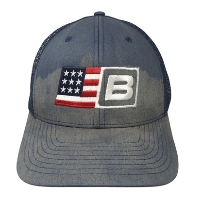 USA Flag Bare Performance Nutrition Trucker Hat Black One Size Adjustable