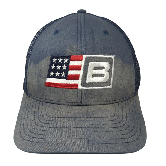 USA Flag Bare Performance Nutrition Trucker Hat Black One Size Adjustable