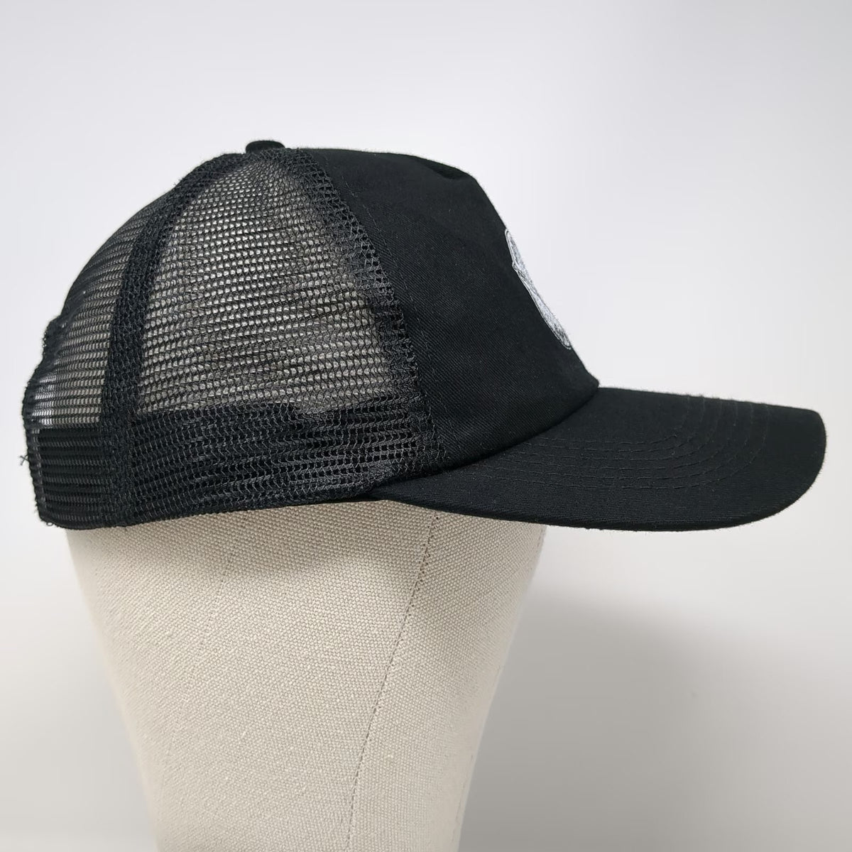 HitWear Hometown Bar B Que Trucker Hat Black One Size Snapback Mesh Owl Logo