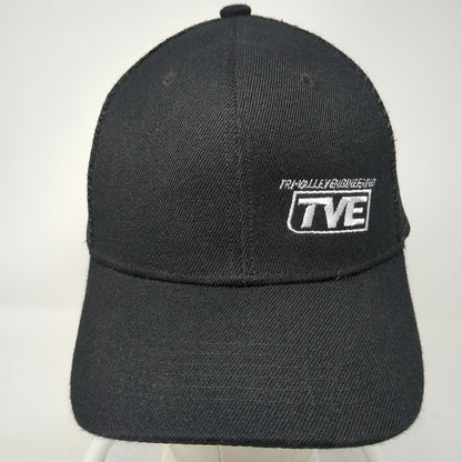 Trucker Hat Black One Size Tri-Valley Engineering TVE Mesh Snapback Structured