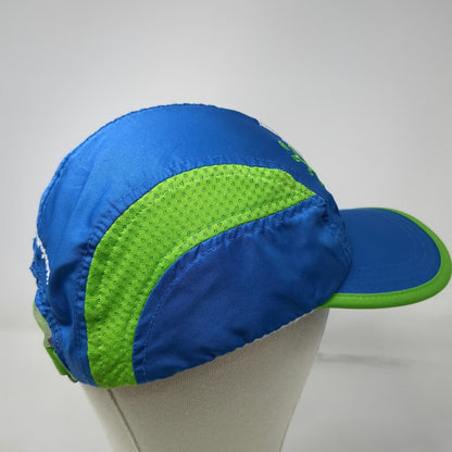 Leslie Jordan Baseball Cap Blue One Size Performance Mesh Training Marathon Hat