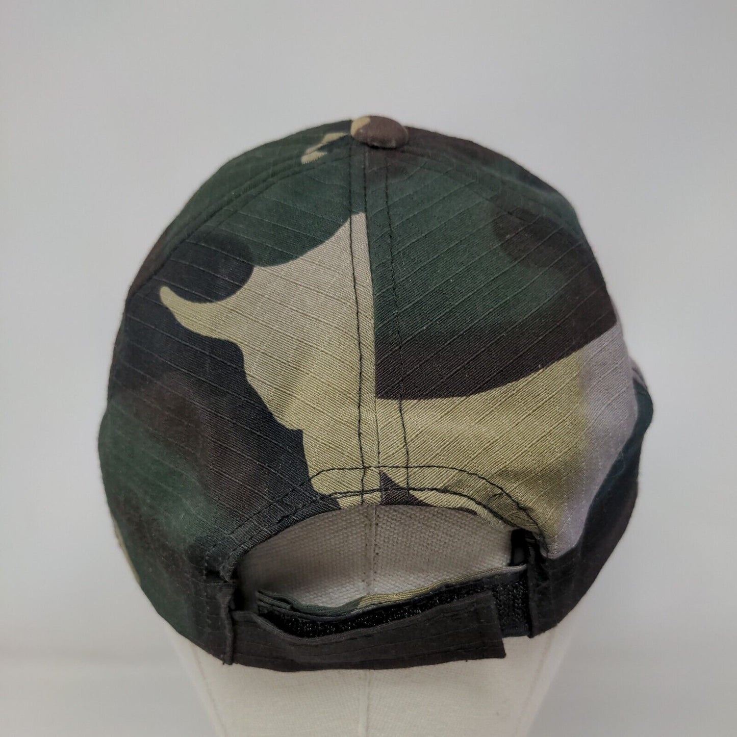 Rep. Dominicana Strapback Hat Camouflage One Size Embroidered 6 Panel