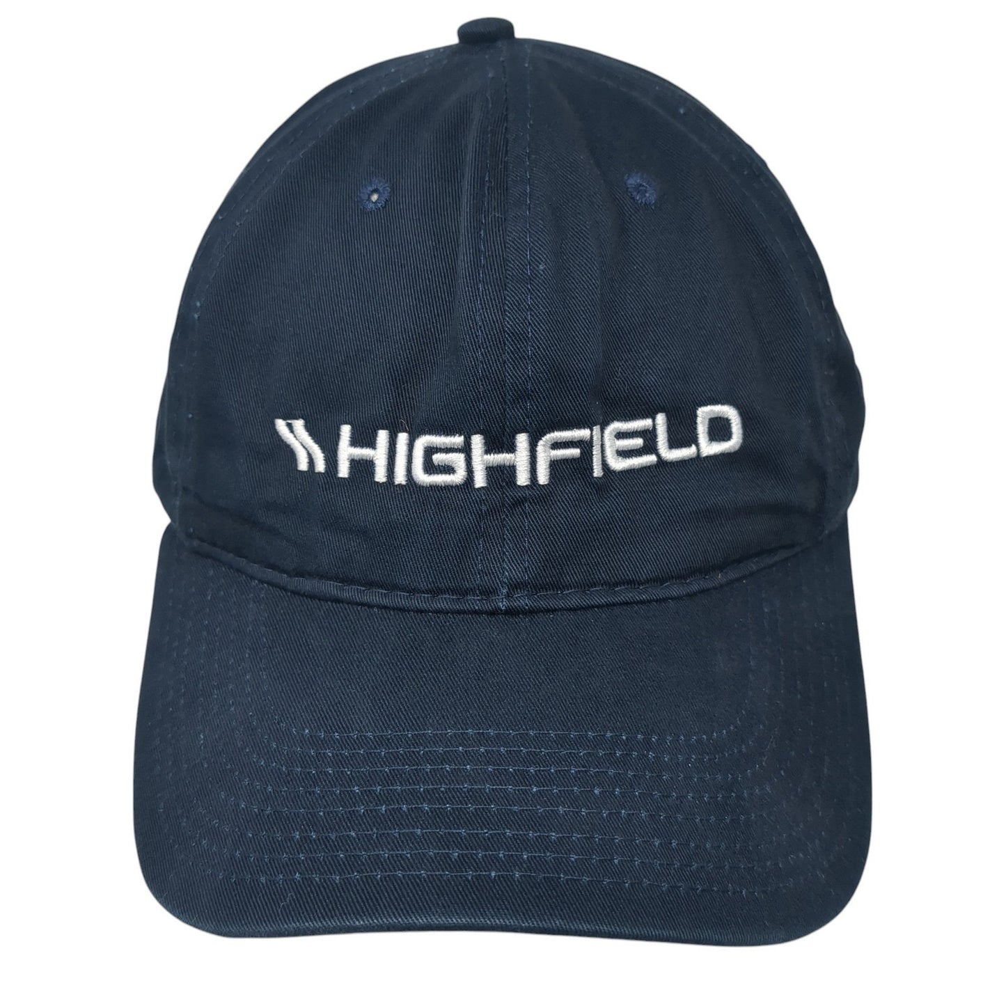 Highfield Slideback Baseball Cap Blue One Size Adjustable Embroidered 6 Panel