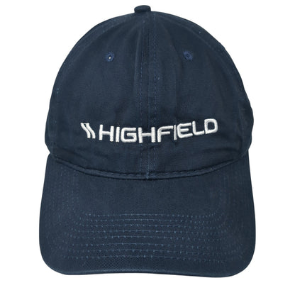 Highfield Slideback Baseball Cap Blue One Size Adjustable Embroidered 6 Panel