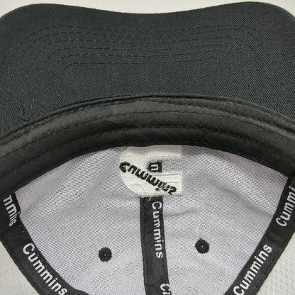 Blank2Branded Baseball Cap Black One Size Mesh Back Strapback Cummins Logo Hat