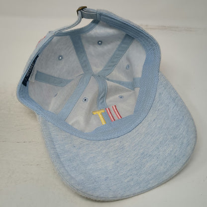 Home Free Baseball Cap Blue One Size UT USA Utah Map Slideback Hat Heathered