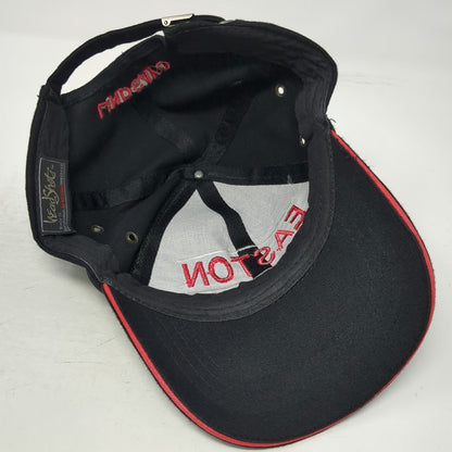 HeadShot Baseball Cap Black One Size Slideback Easton Cheerleader Red White Hat