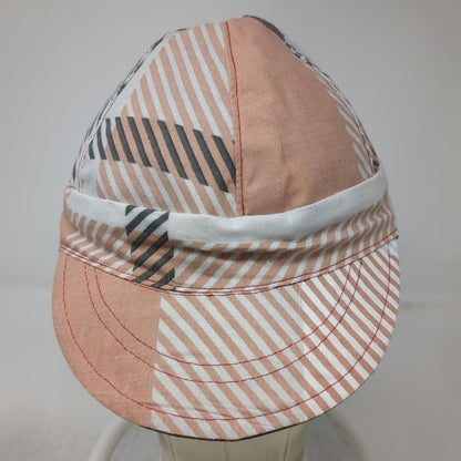 Army Cap Green One Size Reversible Camo Geometric Pattern Work Welders Soft Hat