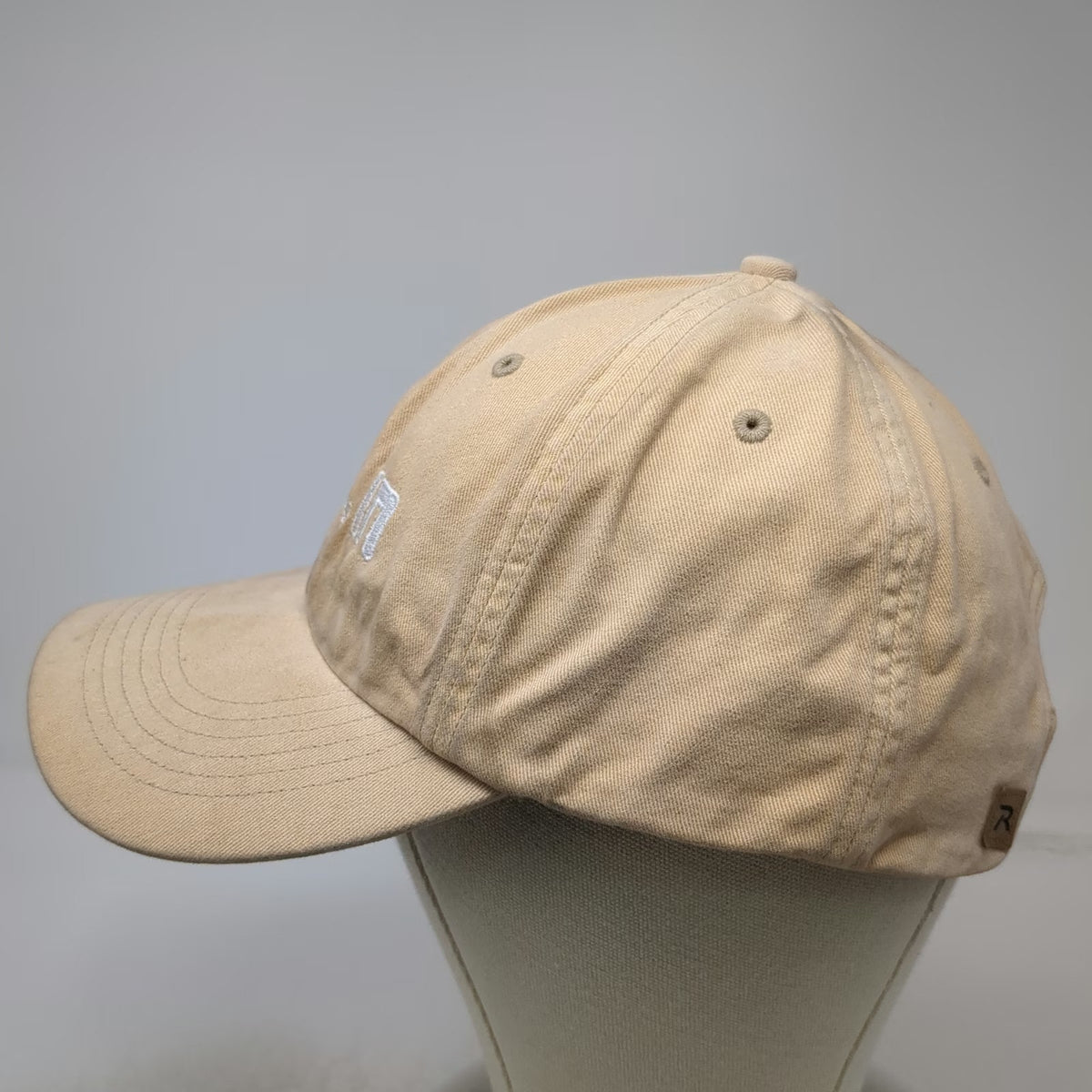 Richardson Baseball Cap Beige One Size ALL IN Embroidered Logo Slideback Hat